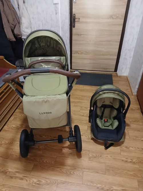 Детская коляска 3в1 LUXMOM