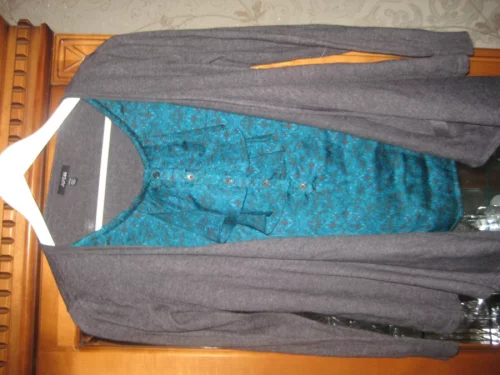 Кардиган - блузка ,2 в 1