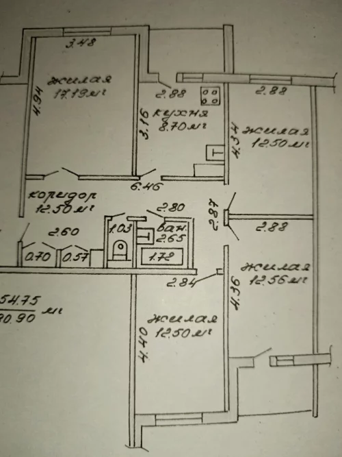 4-комнатную квартиру