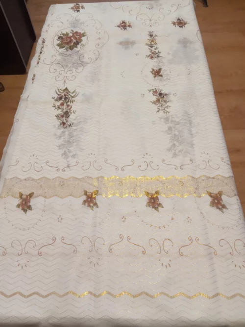 Тюль с люрексом, отрез