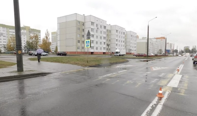 В Бобруйске следователи работают на месте ДТП, в котором пострадал школьник