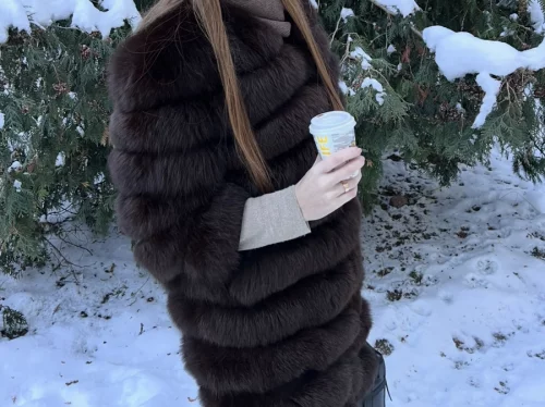 Шубка из песца