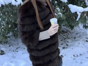Шубка из песца