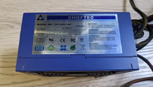Блок питания Chieftec Turbo CFT-650-14C