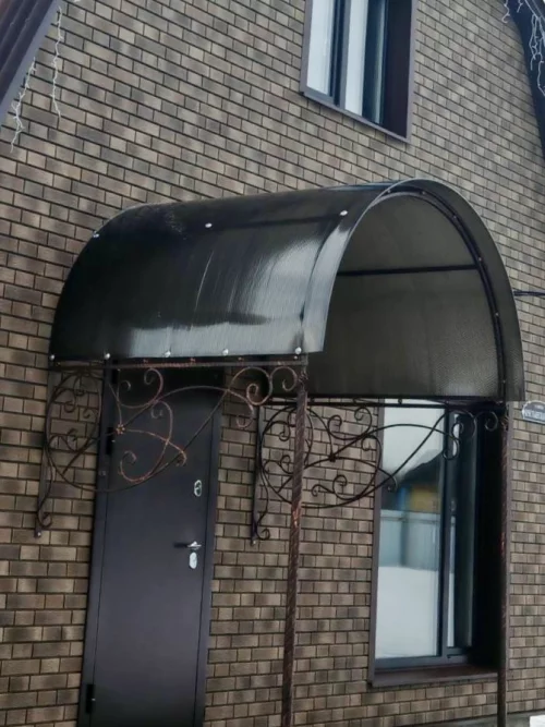 Козырек кованый