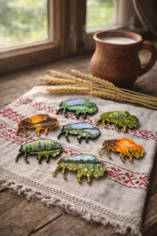 Магнит, ручная роспись