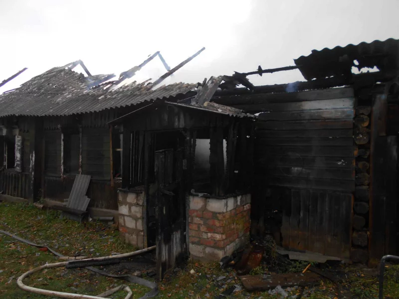 В Бобруйском районе на пожаре погиб мужчина