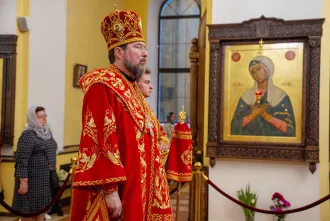 Епископ Бобруйский и Быховский Серафим совершил всенощное бдение в Бобруйском кафедральном соборе святителя Николая накануне дня Усекновения главы Иоанна Предтечи