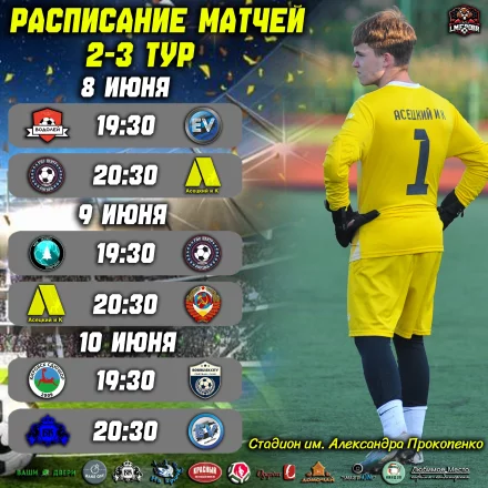 Чемпионат города Бобруйска по футболу 8х8. 2-3 тур