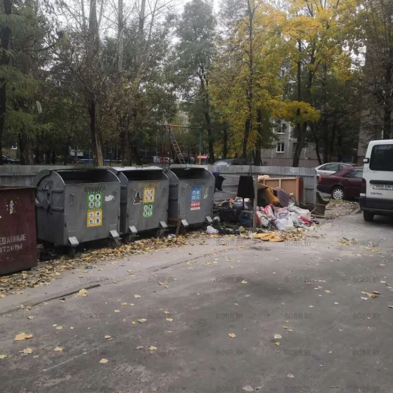 Мусорка переполнена... 