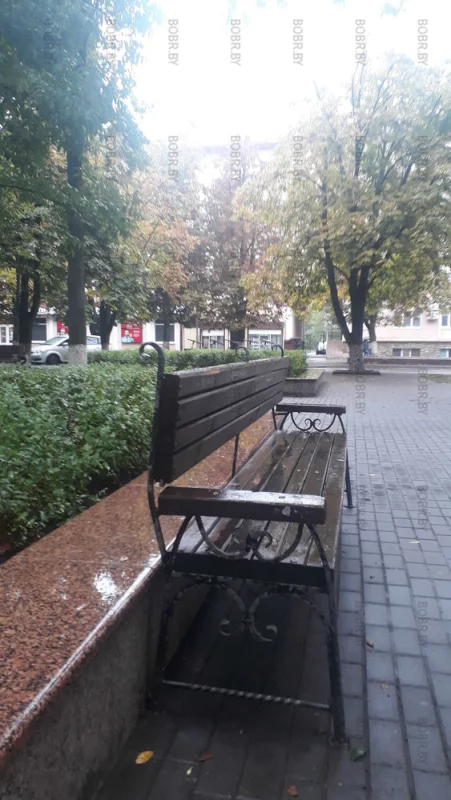 Каждая вторая лавочка кривая... 