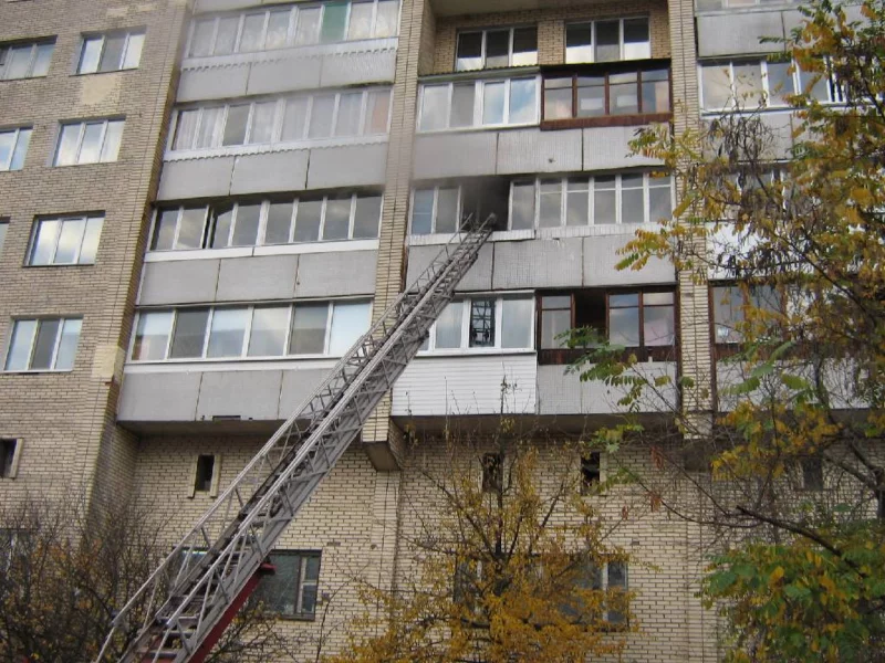 Пожар в квартире на улице М.Горького