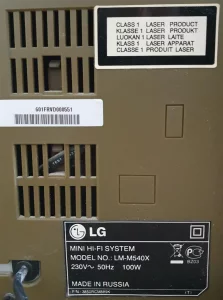 Музыкальный центр LG LM-M540