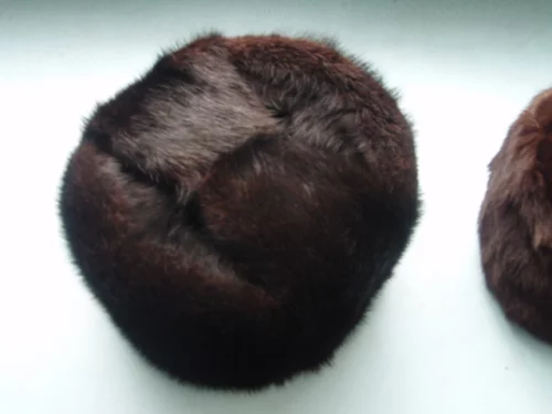 шапка меховая кролик