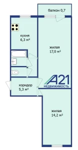 2-ком квартира по ул. Минская 95