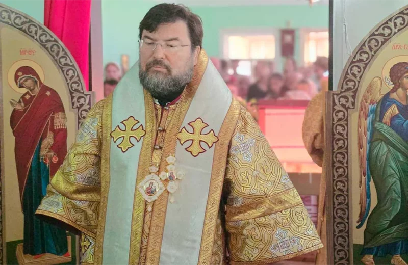 Епископ Бобруйский и Быховский Серафим возглавил Божественную литургию в храме Собора Белорусских Святых в день памяти равноапостольного великого князя Владимира