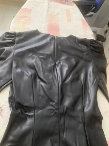 Фирменное платье эко кожа