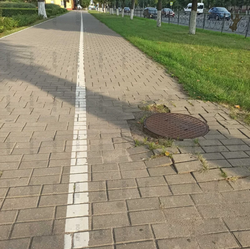 Улица Минская, велодорожка