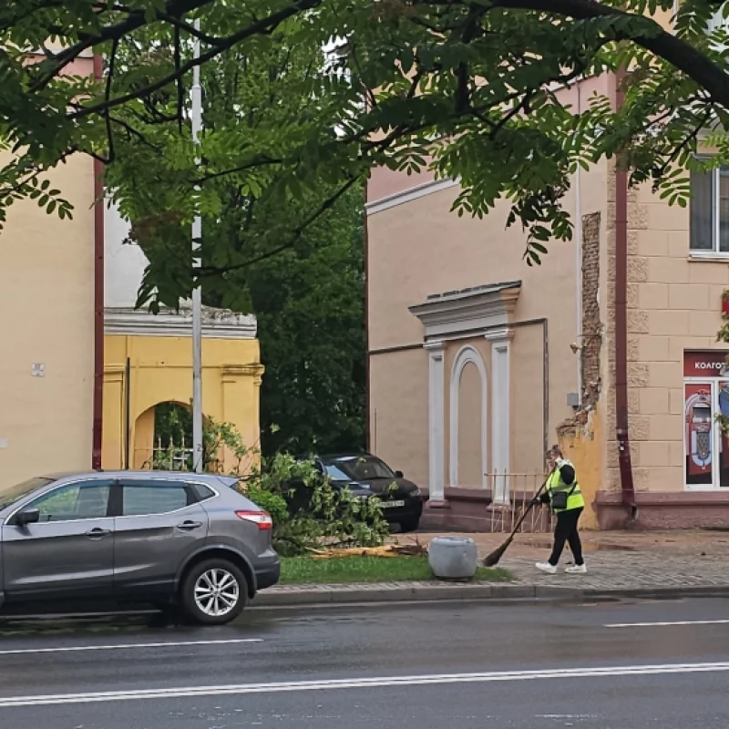 Последствия вчерашней аварии
