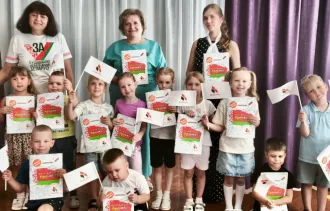 В бобруйских детсадах стартовал проект «Дети рисуют Родину» от «Белой Руси»