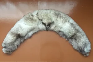 Воротник-шарф-опушка из меха песца 100 см