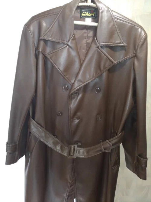 Коричневый плащ мужской Chori