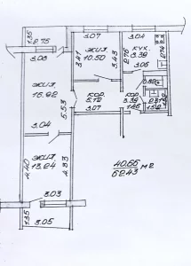 Трёхкомнатная квартира ул. Урицкого, д. 135