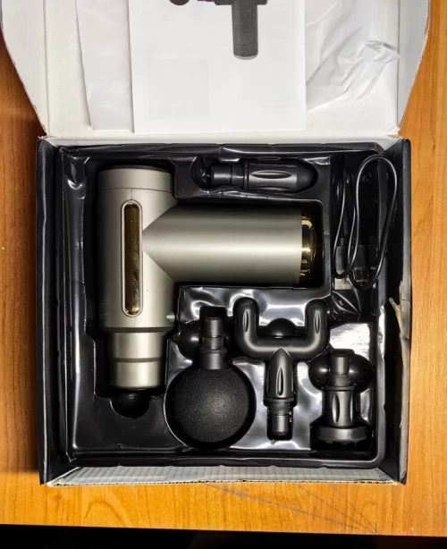 Перкуссионный массажер для тела Massage Gun