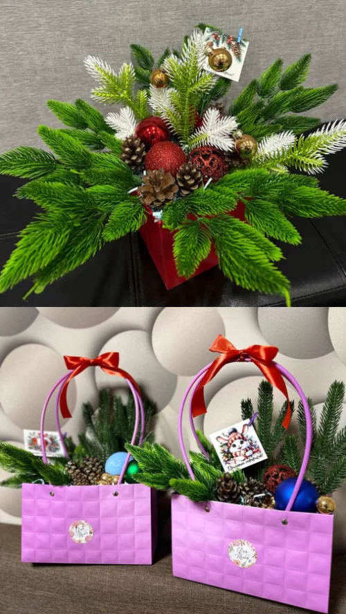 Новогодние букеты