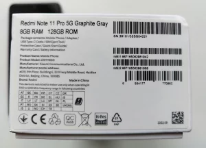 Xiaomi Redmi Note 11 Pro 5G 8GB/128GB межд.версия