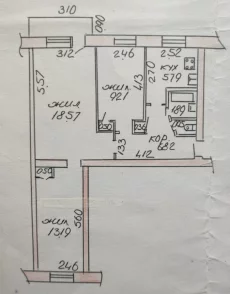 Трехкомнатная квартира по ул. К. Маркса, д. 326