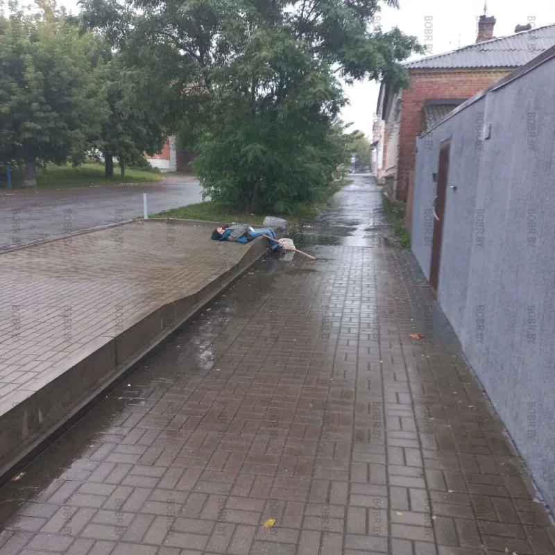 Медитация  под дождём 