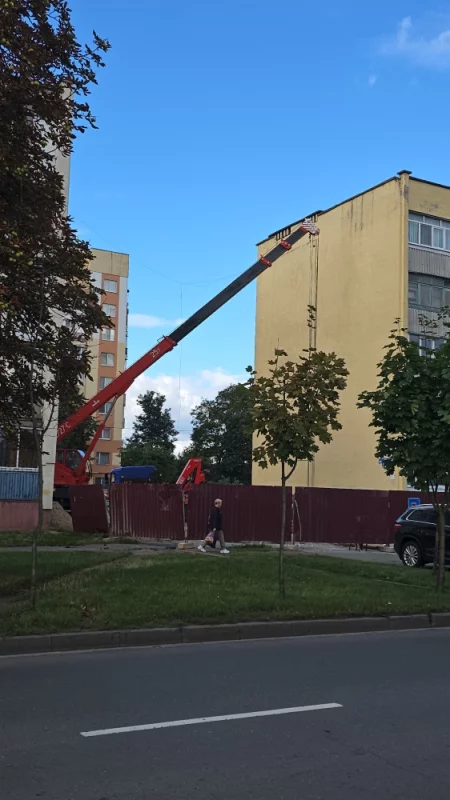 Ремонт сетей на улице Октябрьской
