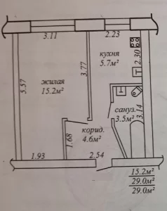 Однокомнатная квартира по ул. Крылова, д. 7