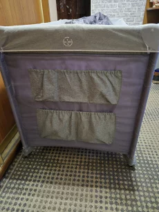 Кроватку-манеж двухярусную продам