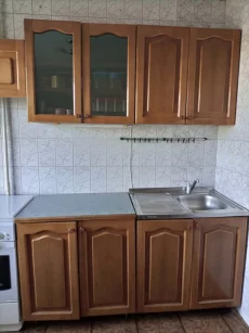 Кухня, шпон, 2м с мойкой и смесителем