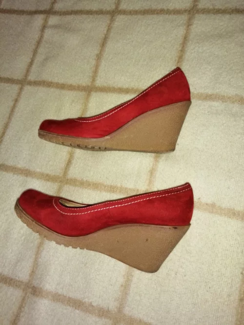 Туфли женские красные