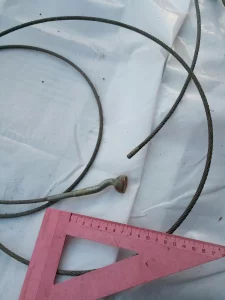 Трос крепёжный, стальной, d=5 мм