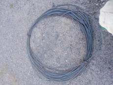 Трос стальной оцинкованный шестижильный диаметр 6 мм длина 40 метров,