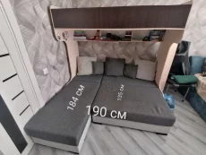 Двухъярусная кровать угловая Элиза Голд