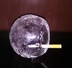 Пепельница, хрусталь