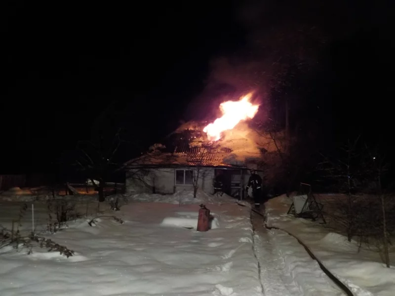 В поселке Глуша стало на один жилой дом меньше