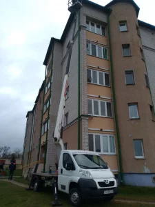 Автовышка 19 метров, поворотная люлька! Можно с рабочими
