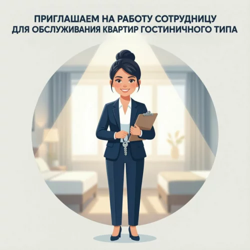 Сотрудница для обслуживания квартир гостиничного типа