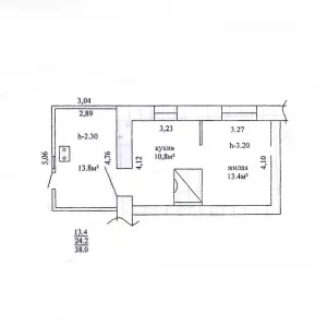 2 комнатная квартира в аг. Ленина