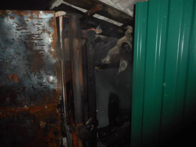 Пожар в садовом товариществе