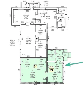Часть дома с отд входом в начале ул. Рогачевская. 11500 у.е