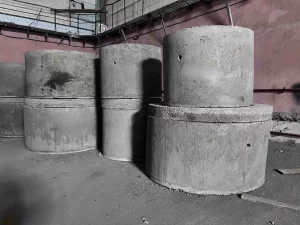 Кольцо стеновое, плита перекрытия, днище колодца, блоки ФБС