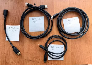 Кабель HDMI 1.5 и 2 метра, 20276 STYLE FSU mini