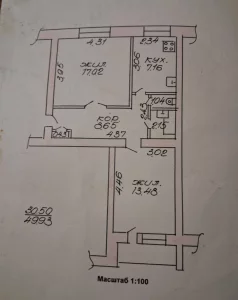 Двухкомнатная квартира на ул. Пушкина, д. 216
